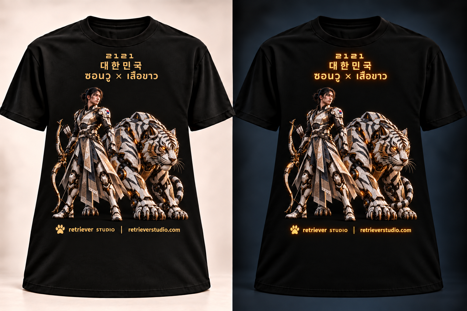 เสื้อดำ ซอนวู × เสือขาว